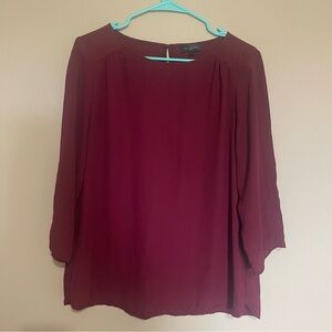 The Limited Deep Red Blouse